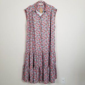 Natural Lift Floral Boho Dress Size Medium Oversized New